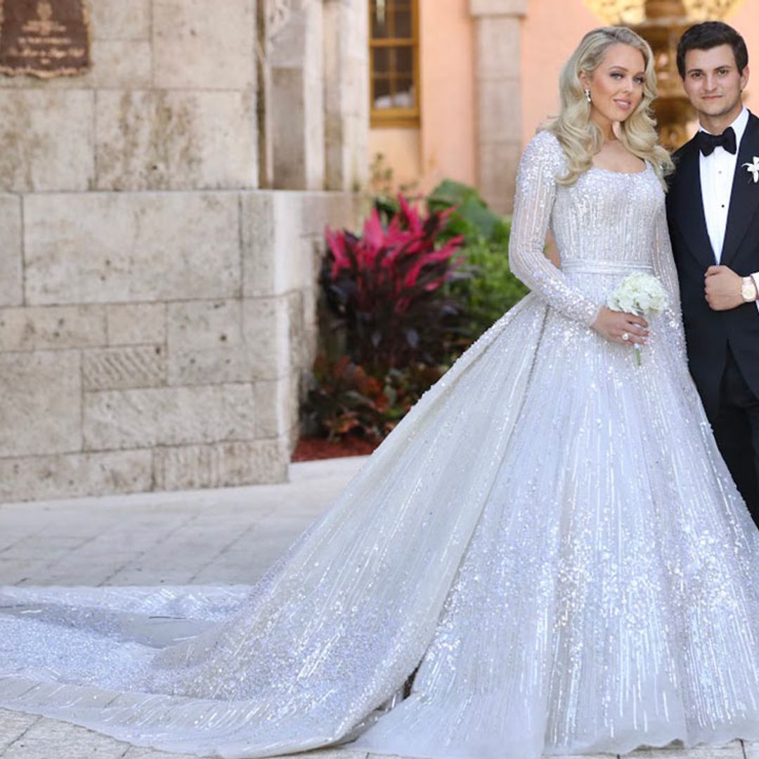 Tiffany Trump is a glam bride for black tie wedding with millionaire Michael – all the photos