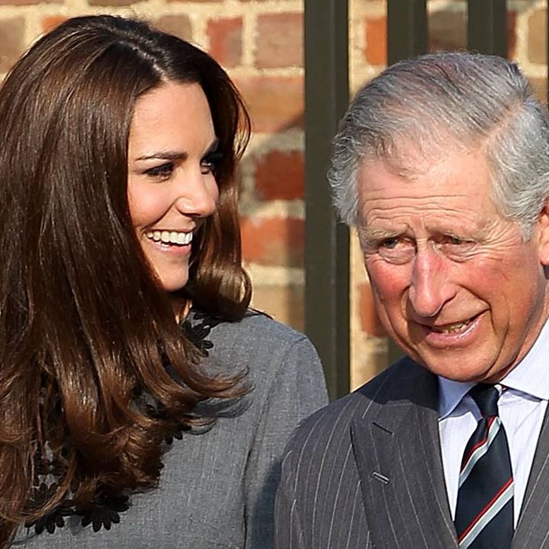 Kate Middleton captured comforting Prince Charles during touching moment