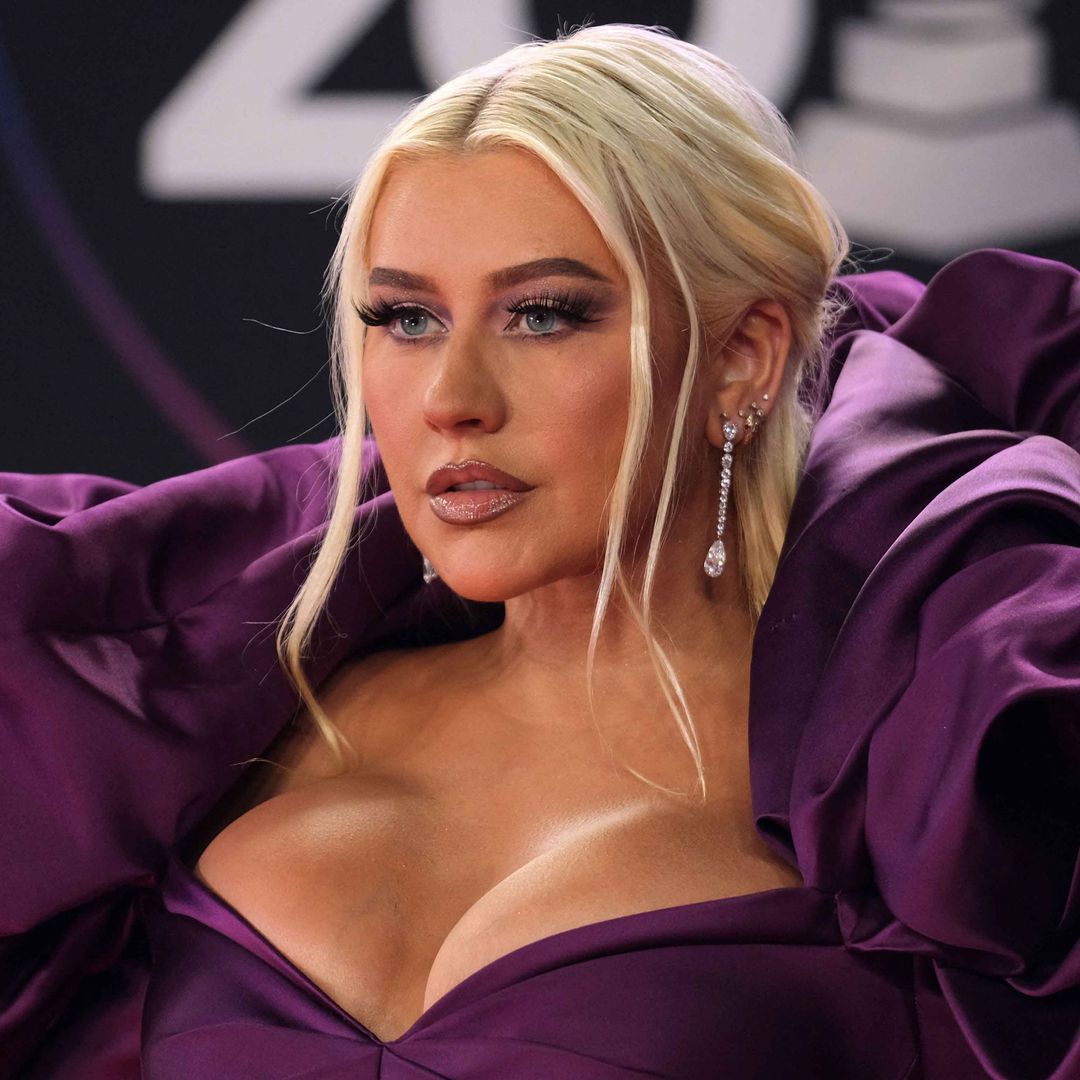 Christina Aguilera's dazzling plunging bodysuit needs to be seen to be believed