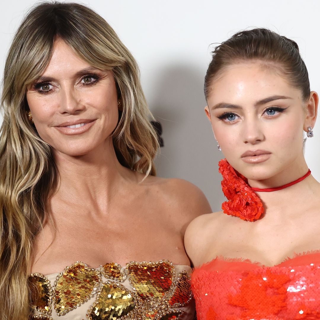 Heidi Klum and daughter Leni showcase their incredible figures in matching lace lingerie in latest photos