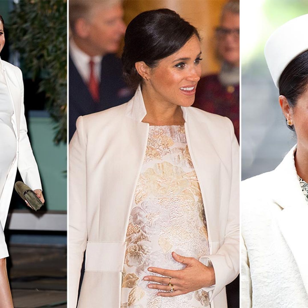 9 times Meghan Markle's white coat collection gave us wardrobe envy