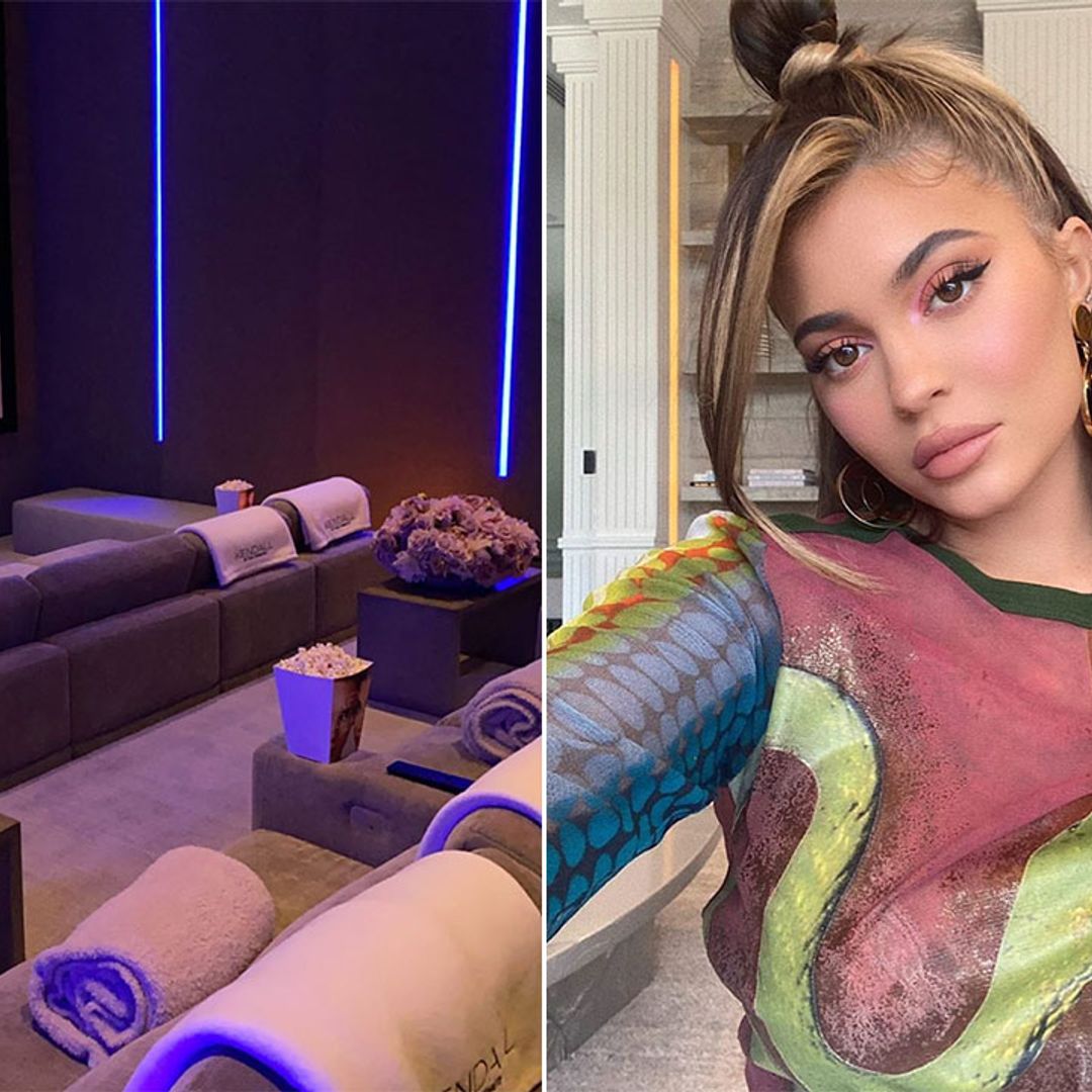 Kylie Jenner's incredible basement bar and home cinema has to be seen to be believed