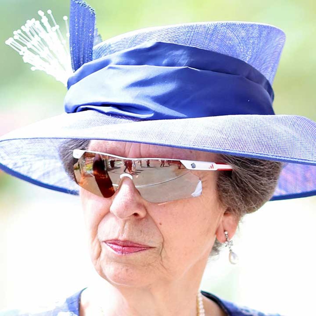 Princess Anne surprises in blue at Royal Ascot - and wait 'til you see her statement jacket