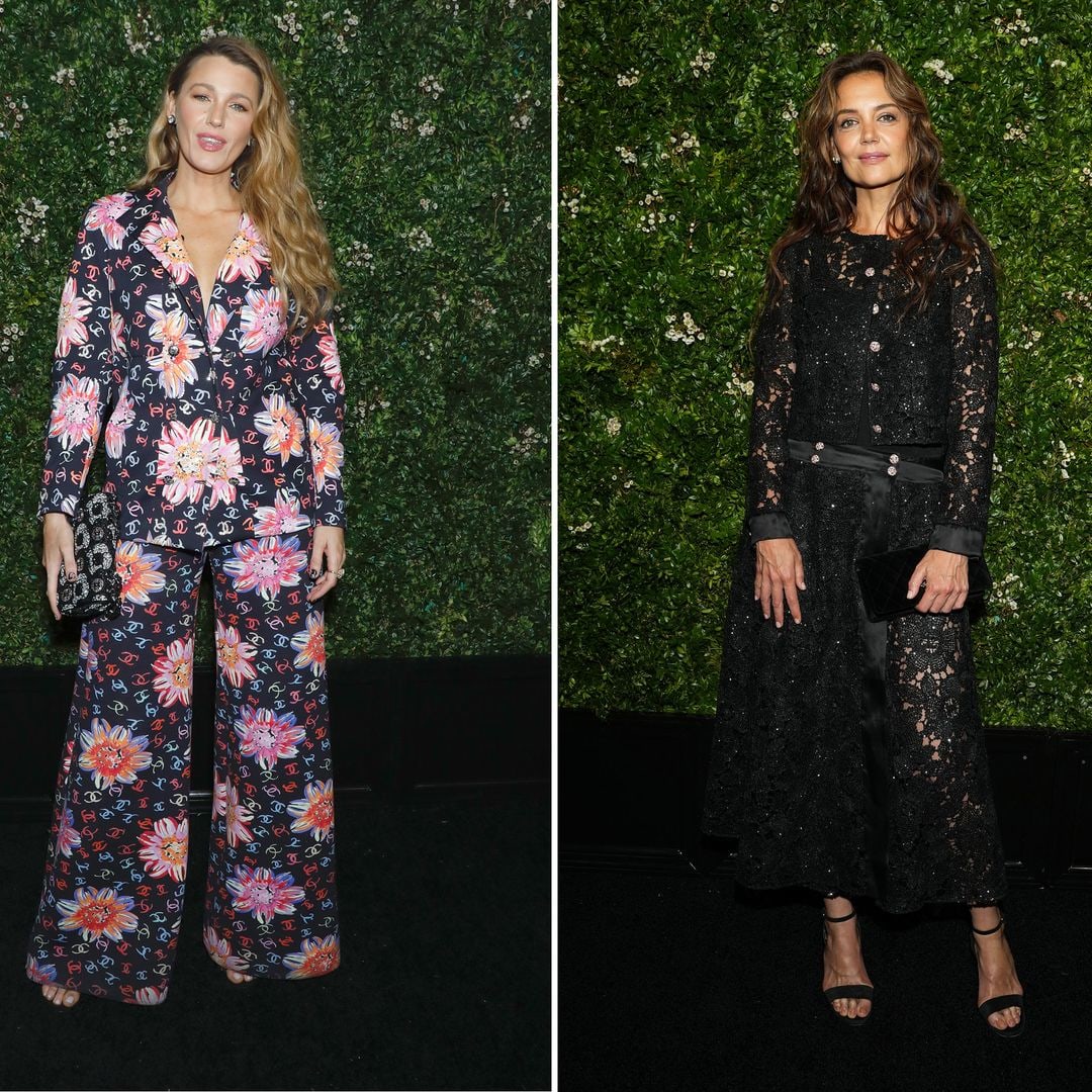 Blake Lively and Katie Holmes turn heads at Tribeca Festival Artists Dinner