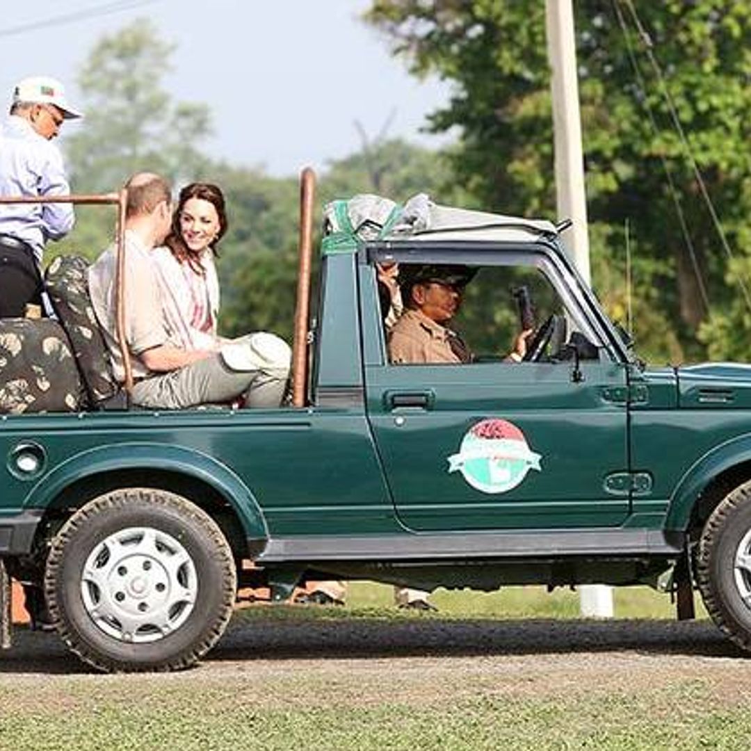Prince William and Kate set off on safari on day four of their royal tour