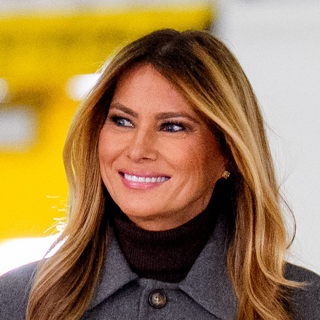 Melania Trump turns heads in chic winter look for Santa Claus outing
