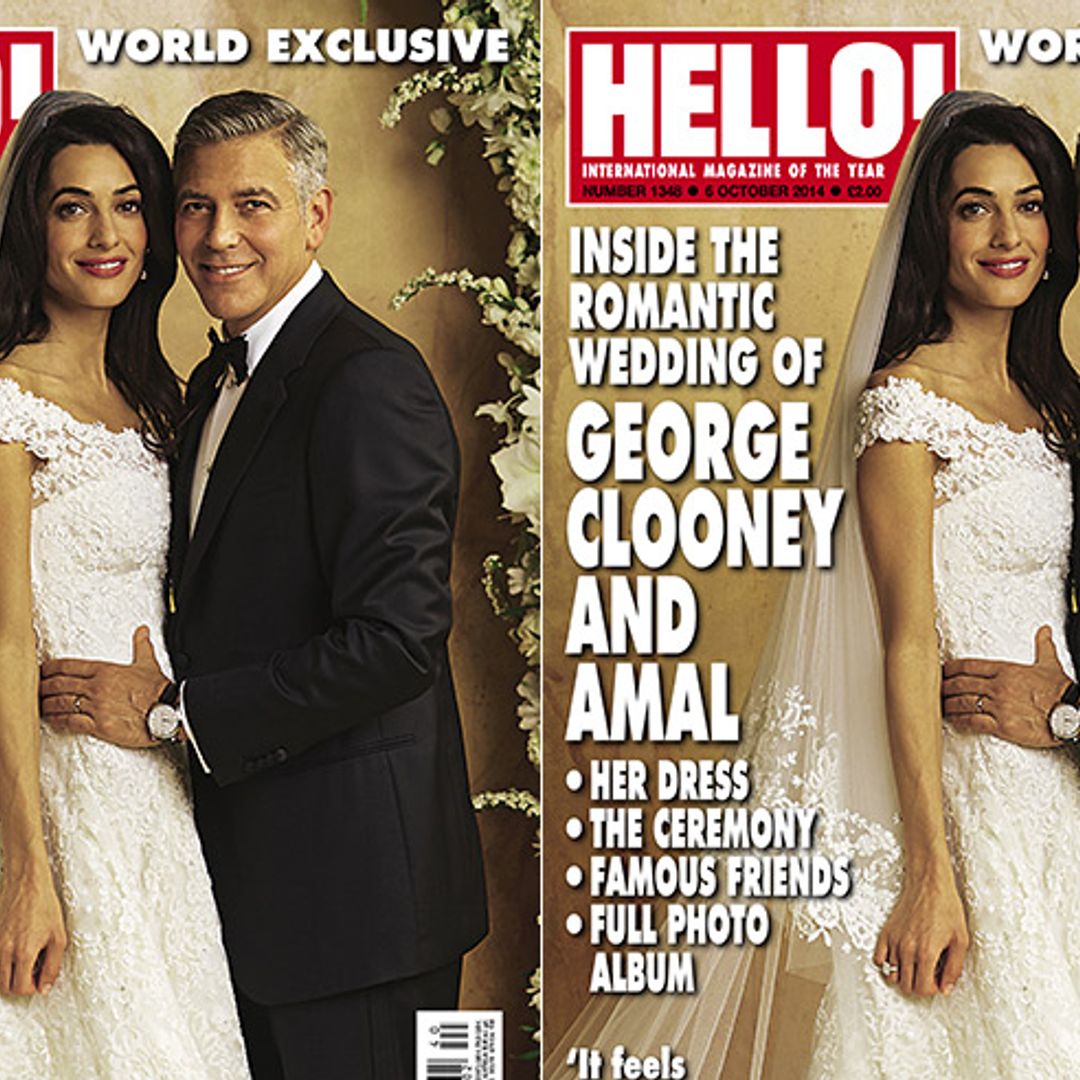 Flashback Friday: the story behind George and Amal Clooney's wedding cover