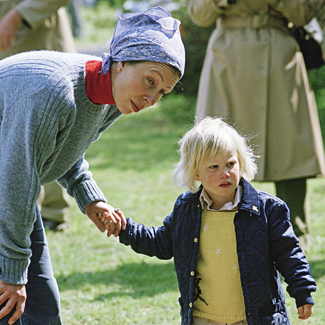 8 adorable baby photos of Zara Tindall with her mother Princess Anne