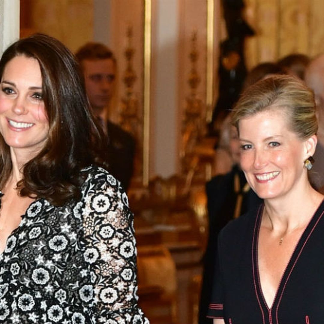Duchess Kate and Sophie,The Countess of Wessex join forces for a stylish evening!
