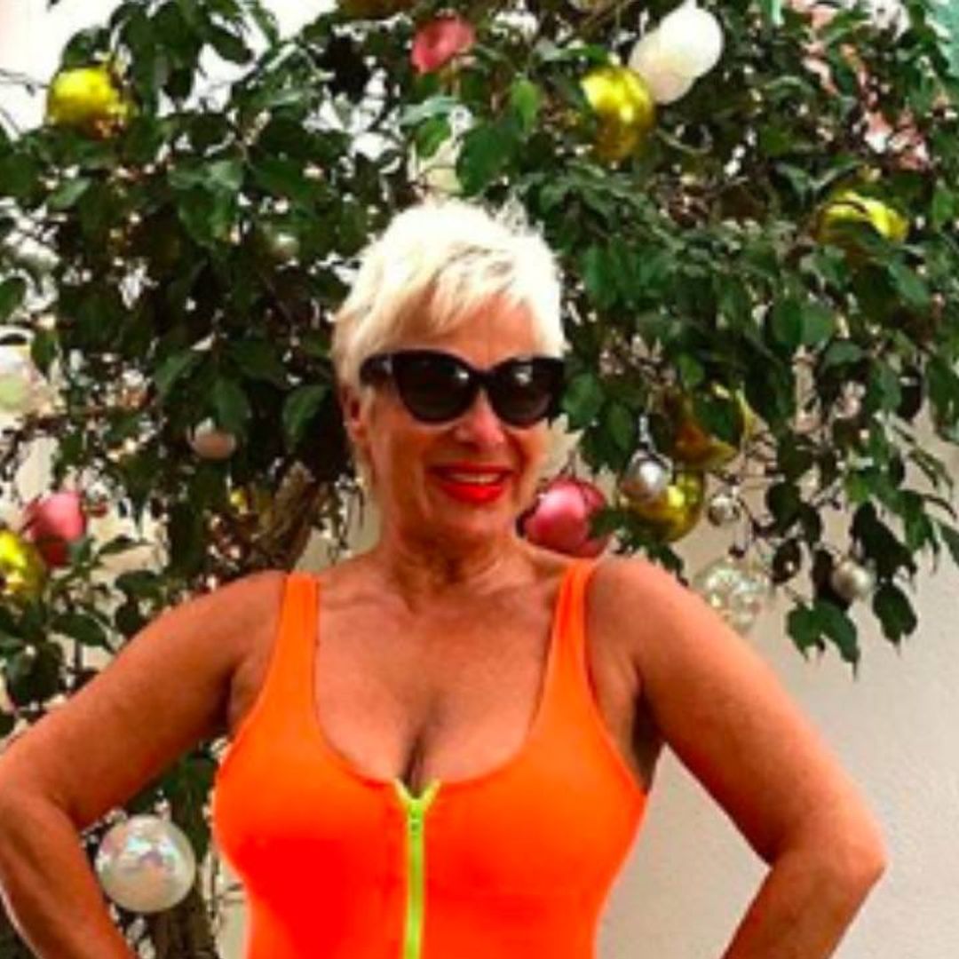 Denise Welch, 61, flaunts incredible figure in swimsuit during luxurious holiday