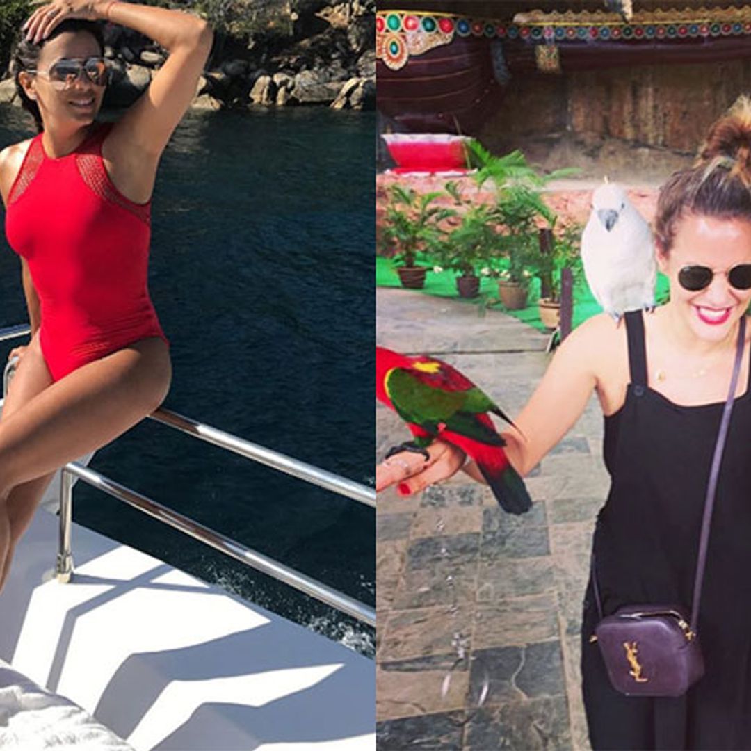 From Eva Longoria to Nicole Scherzinger: the stars kicking off 2017 on holiday
