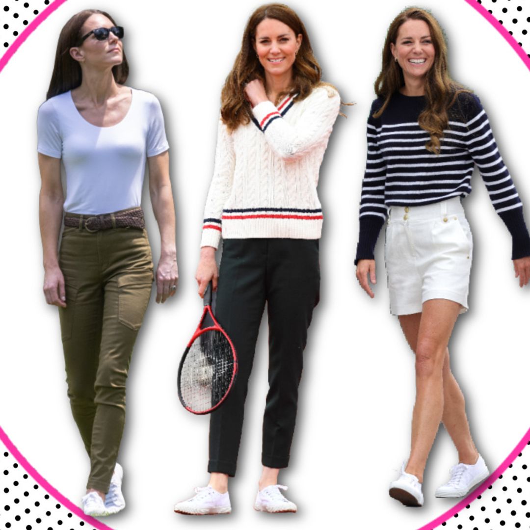 Princess Kate’s white trainers are less than £40 in the sale - hurry
