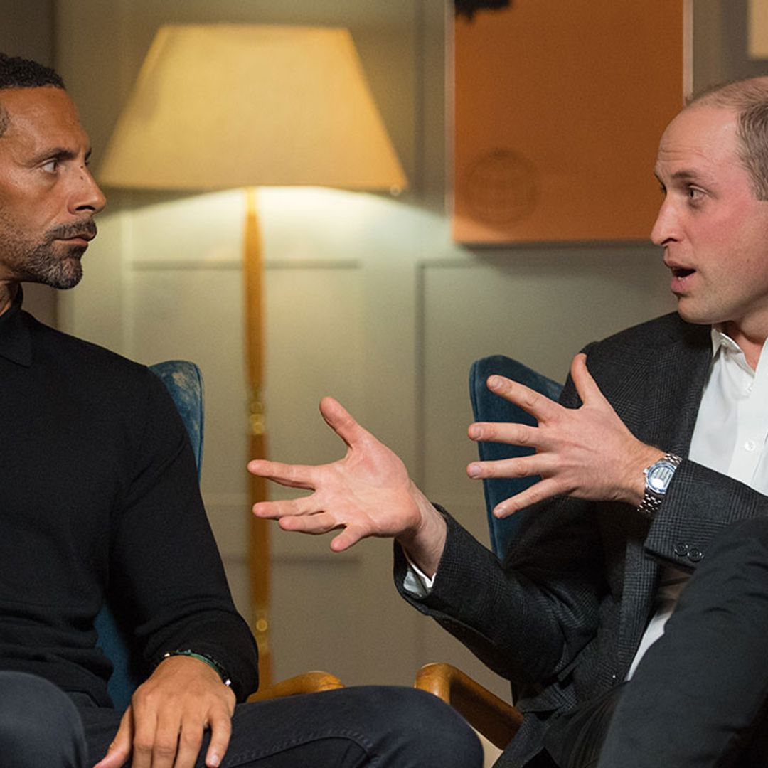 Prince William teases Rio Ferdinand over Manchester United defeat: 'He was a bit out of order'