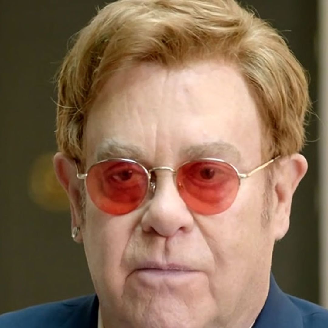 Elton John shares new health update following serious surgery - watch