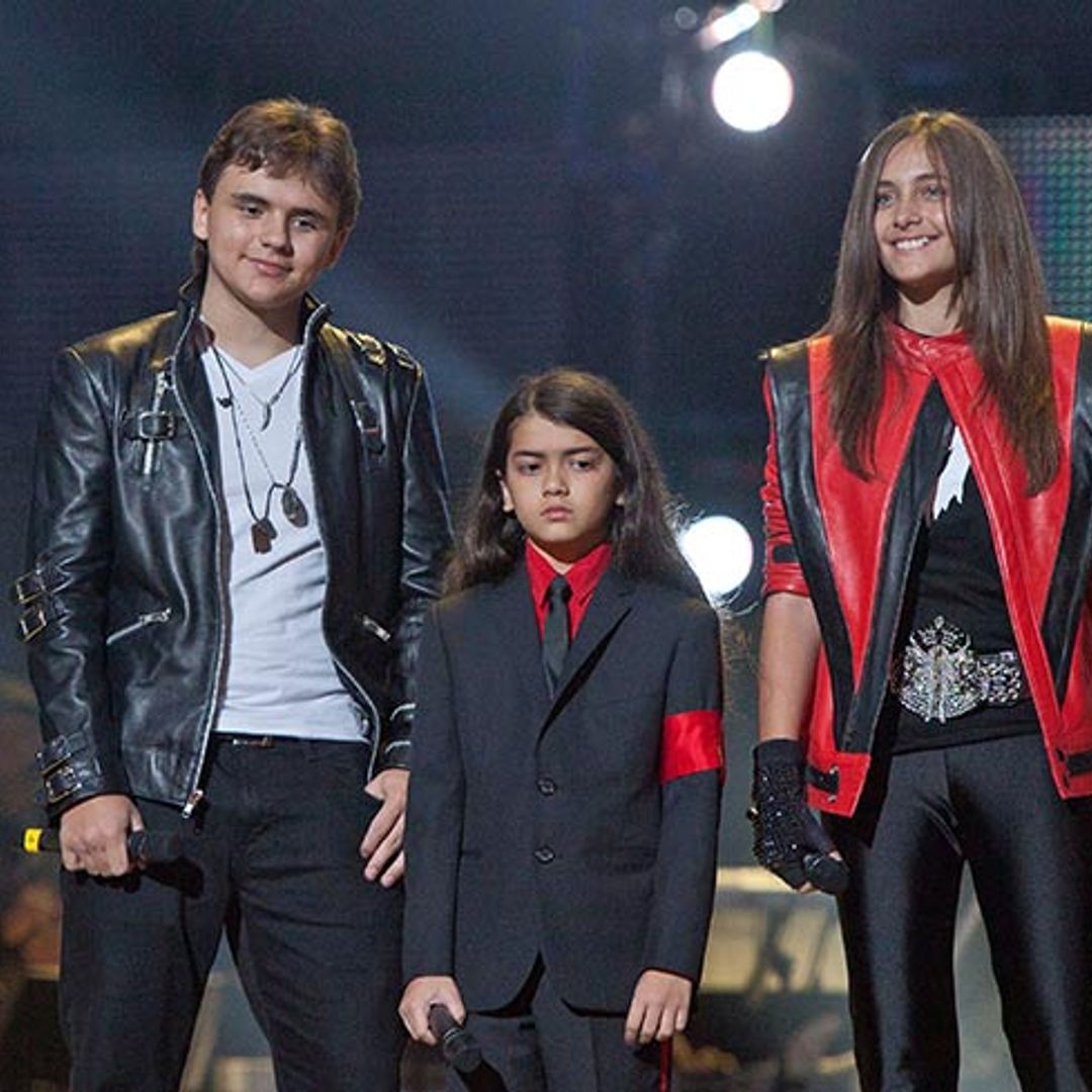 Blanket Jackson looks unrecognizable as he makes rare joint appearance with brother Prince