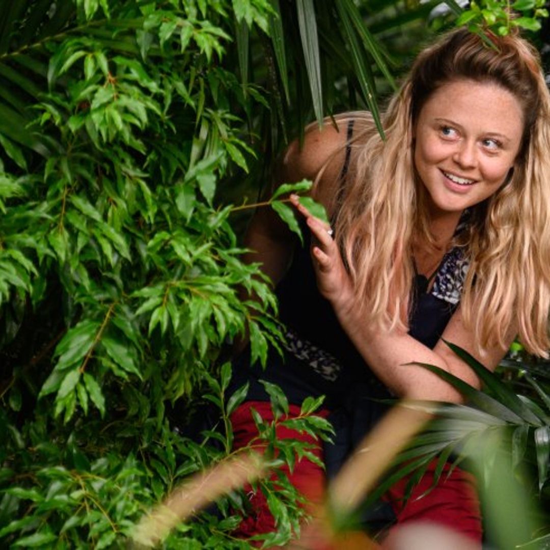 Holly Willoughby clears up mystery behind Emily Atack's pink hair in the I'm a Celeb final