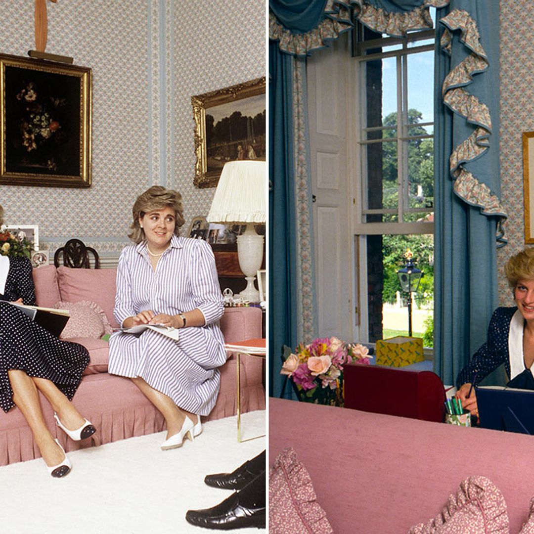 Princess Diana's stunning living room unveiled: see inside the space at Kensington Palace