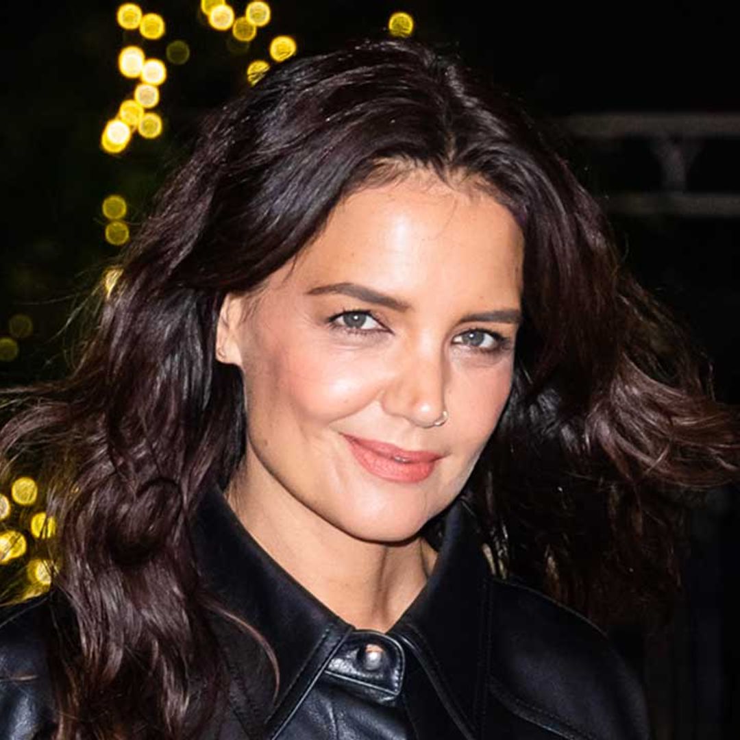 Katie Holmes rocks daring all-leather look for solo NYC outing