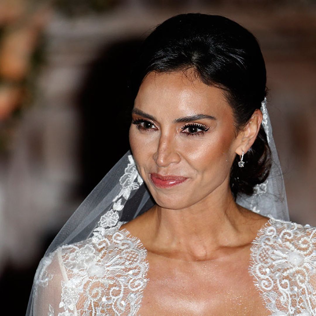 Christine Lampard looks angelic in never-before-seen wedding photo with husband Frank