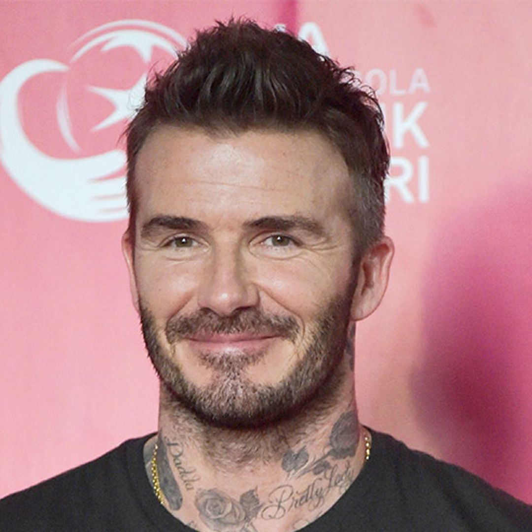 Here's proof that David Beckham is just like us!