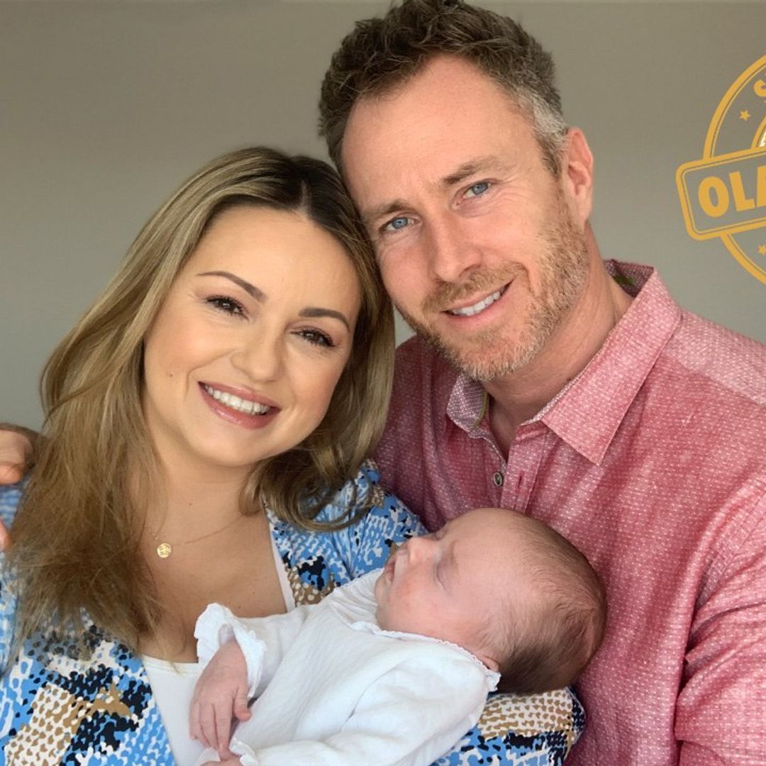 James and Ola Jordan share adorable video of baby Ella learning to crawl – watch!