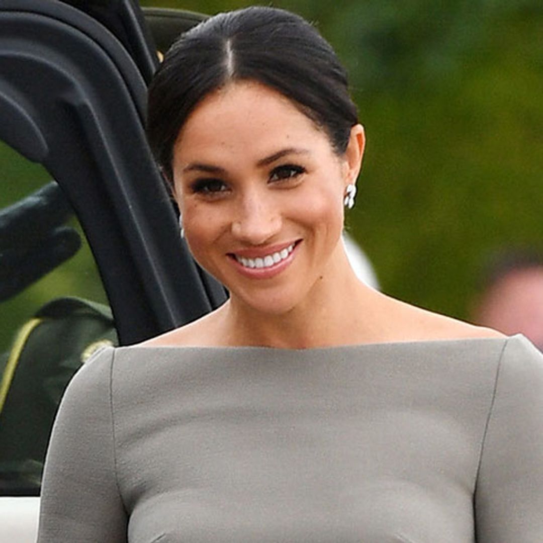 Meghan Markle stuns in Roland Mouret dress to meet the President of Ireland