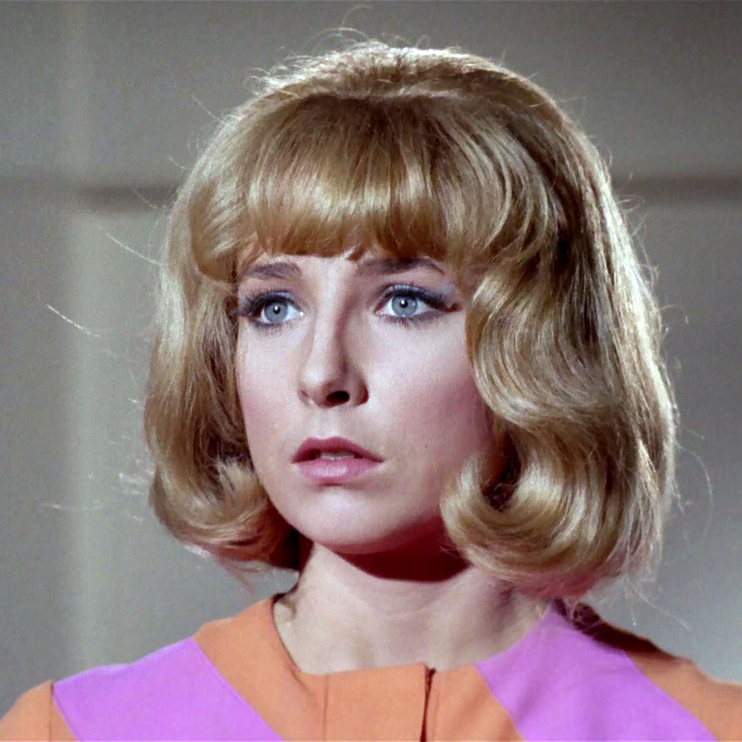 As Roberta Lincoln in Star Trek.