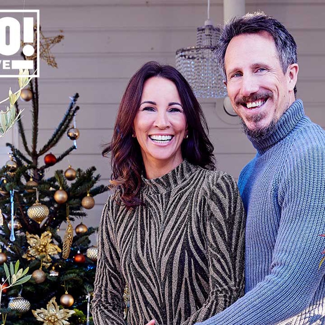 Andrea McLean invites us inside her home as she introduces new puppy - watch video