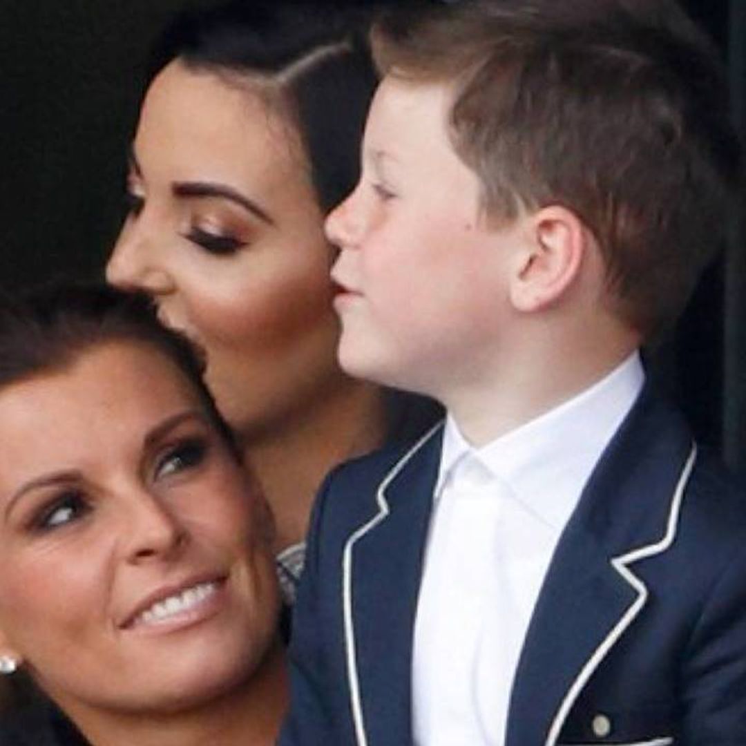 Coleen Rooney's son Kai makes modelling debut alongside mum