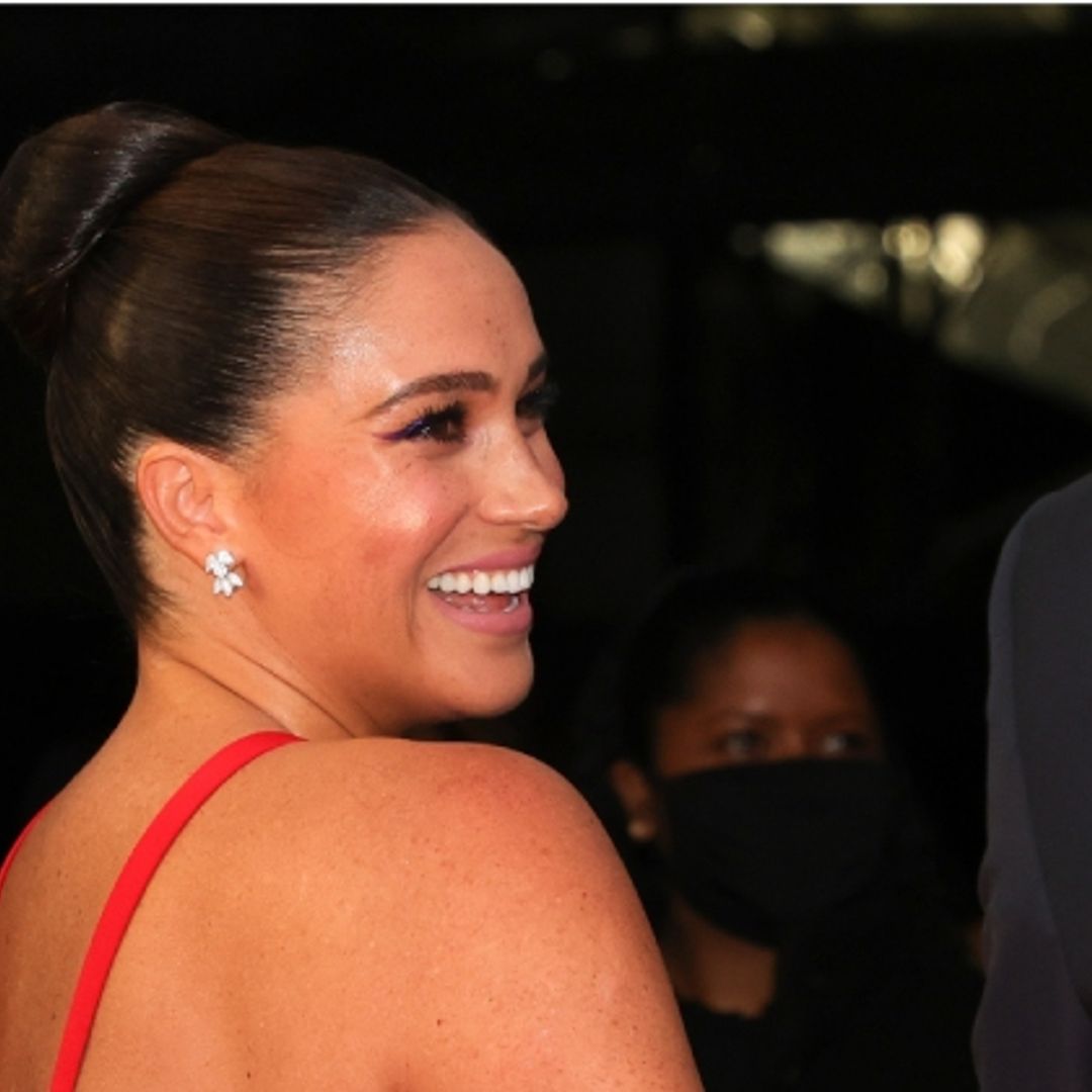 Meghan Markle dazzles in jaw-dropping red gown at NYC gala