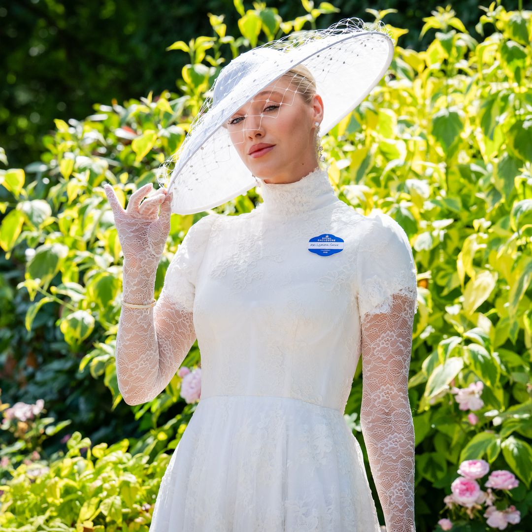 Royal Ascot 2025: How Leonora Smee turned her wedding veil into a 1950s-inspired race day dress