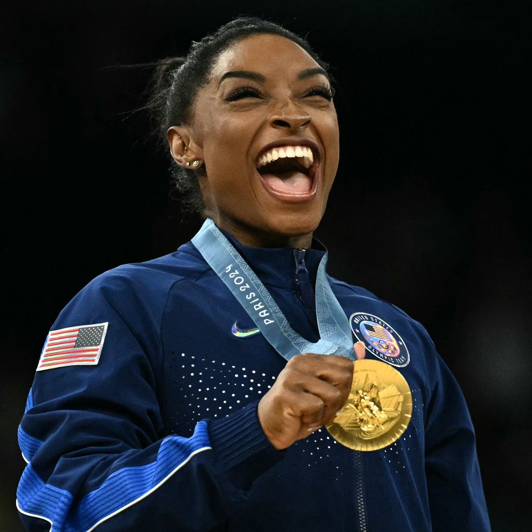 Simone Biles left close to tears with record-breaking Olympic gold win