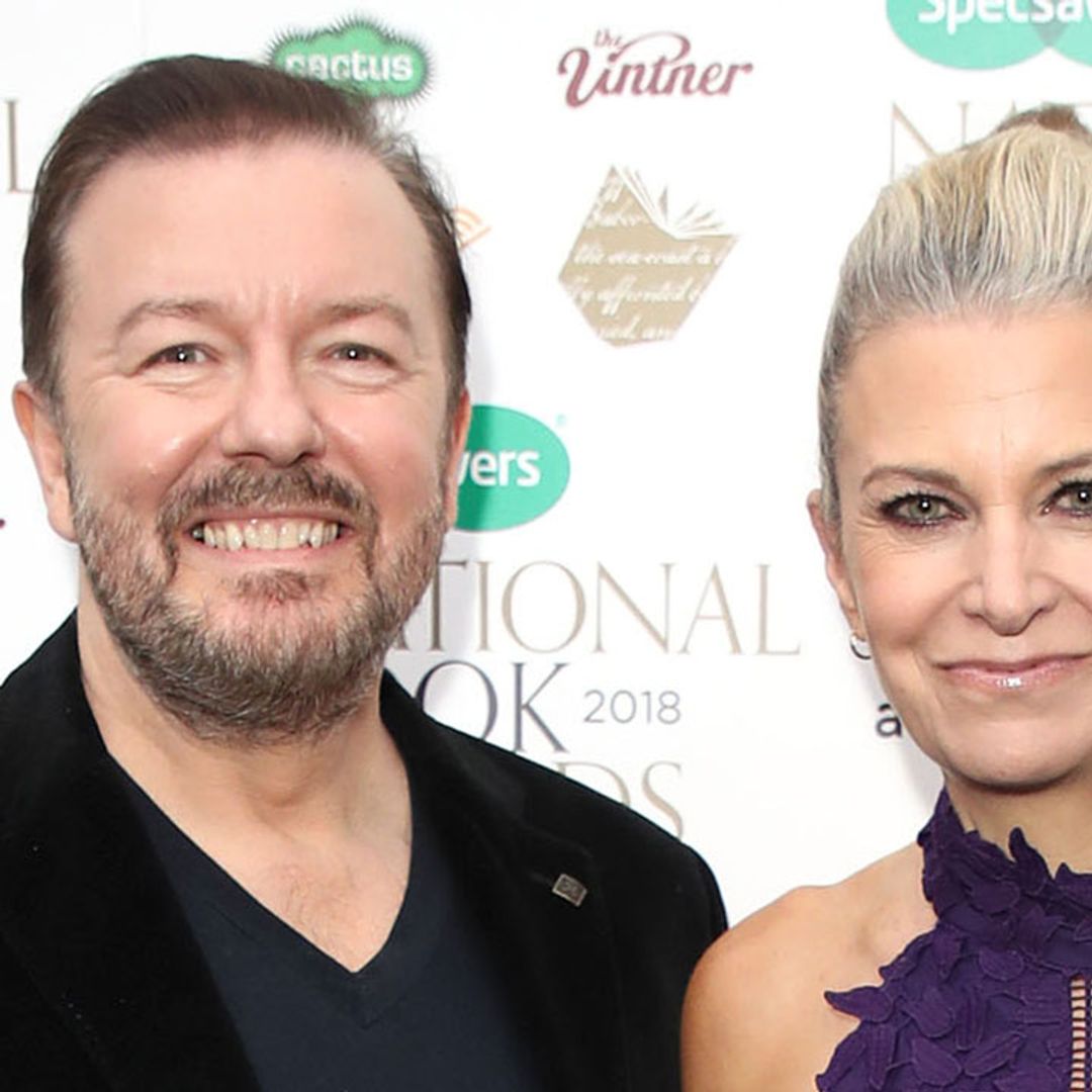 Ricky Gervais' partner Jane Fallon shares photo following Covid booster and flu jab