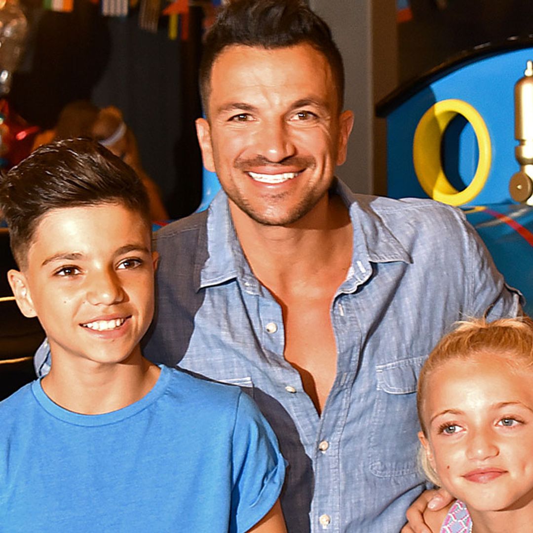 Peter Andre posts gorgeous photo of Junior and Princess with his parents