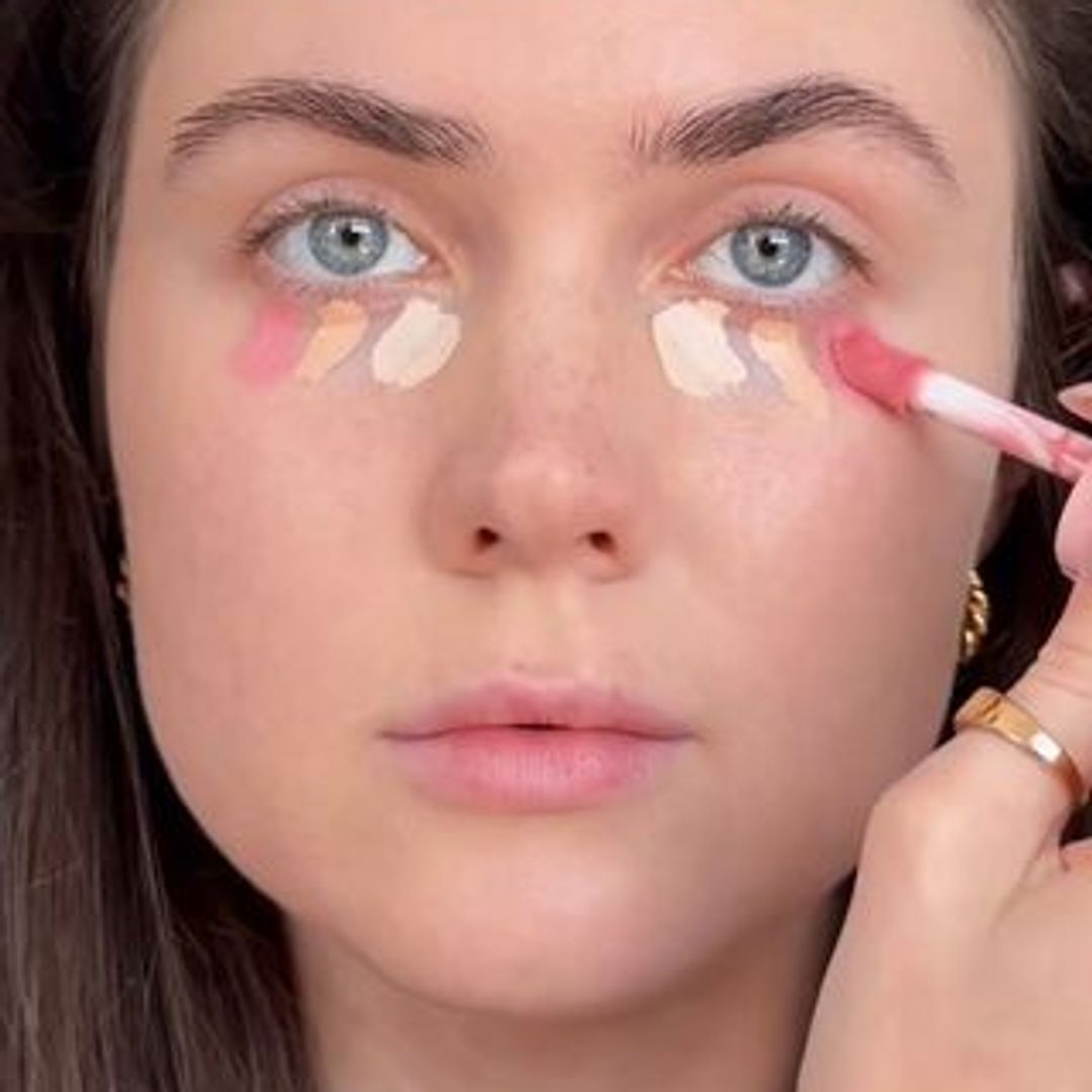 undereye blush concealer trick