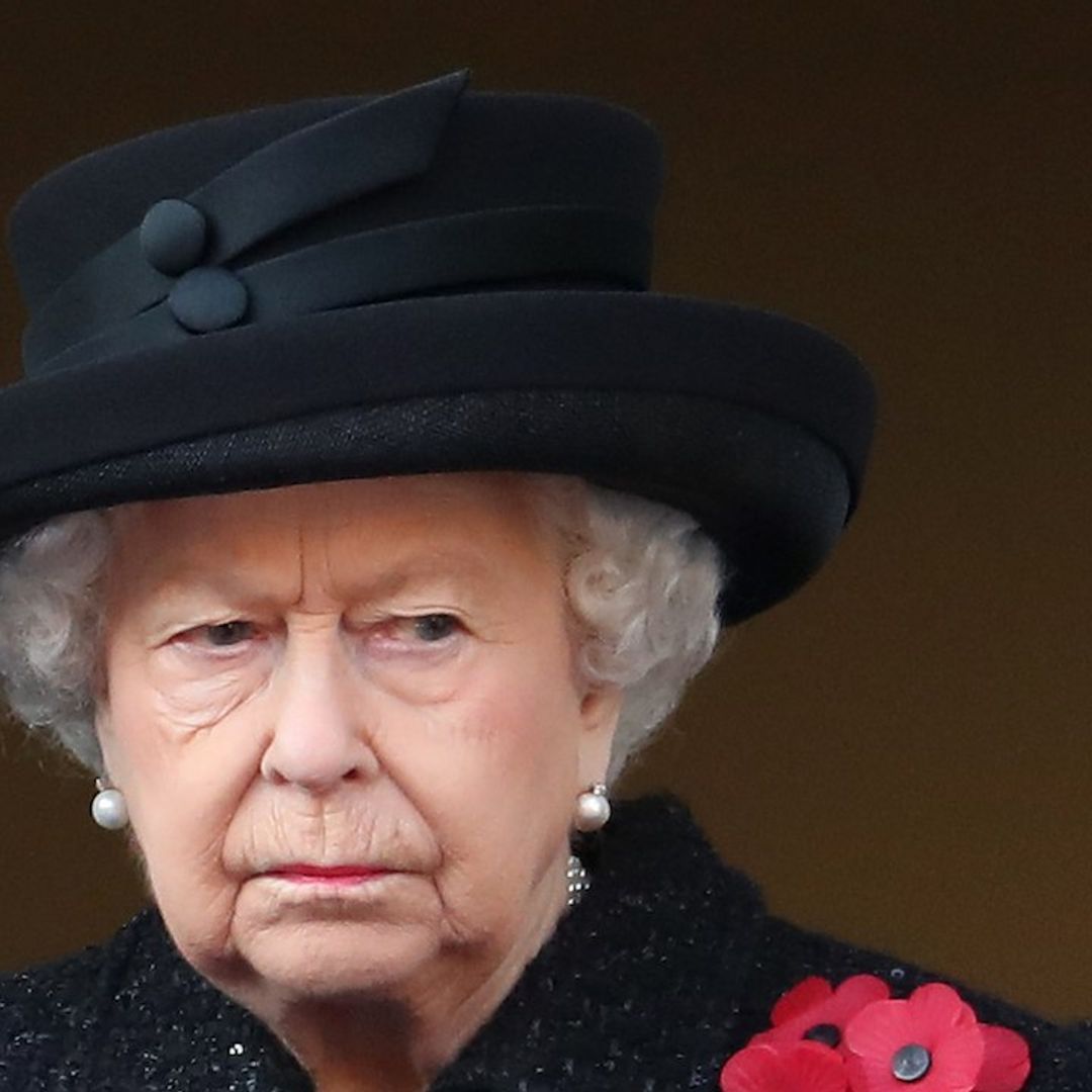 The rare moment the Queen surprised us by wearing black in public