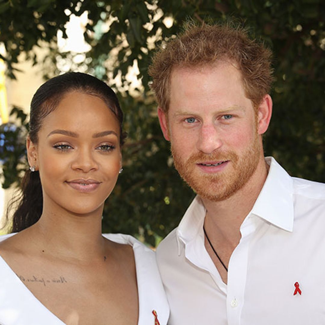 Prince Harry takes part in a live HIV test with Rihanna to mark World Aids Day