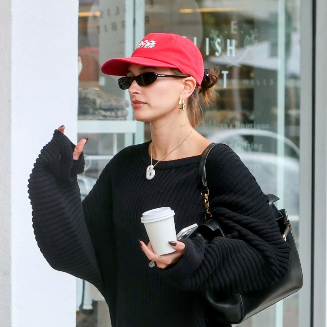 Hailey Bieber pays homage to Princess Diana with an effortless off-duty look