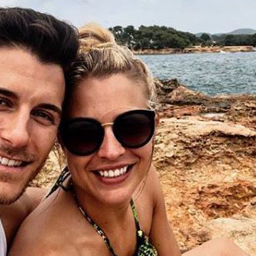 Strictly's Gorka Marquez posts very cheeky snap of girlfriend Gemma Atkinson – and teases he's 'missing this view'
