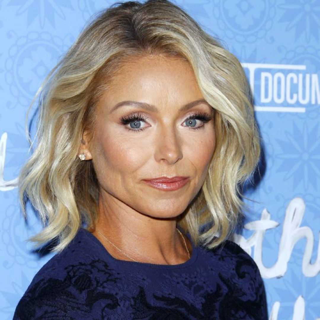 Kelly Ripa gets in the festive spirit with naughty hair accessory