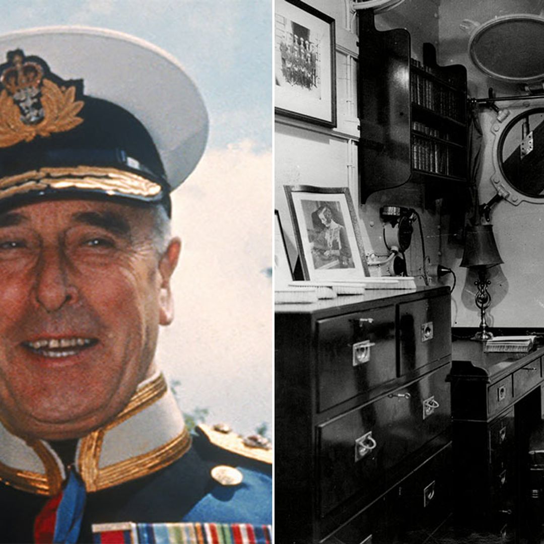 Prince Philip's uncle Lord Mountbatten's navy-inspired London home - inside