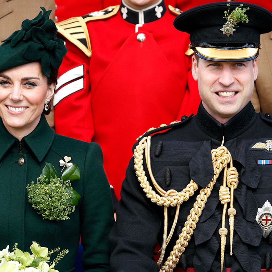 Why Prince William and Kate Middleton won't mark St Patrick's Day this year