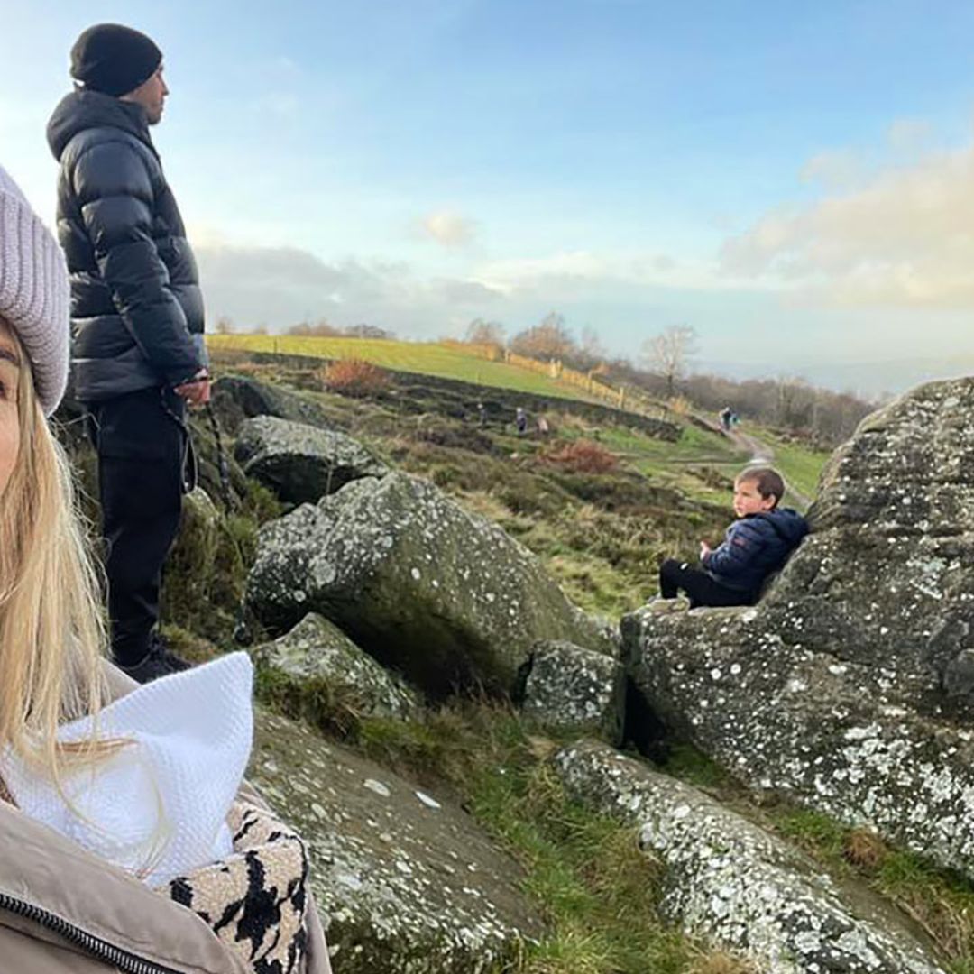 Helen Skelton takes newborn baby on a hike just days after giving birth