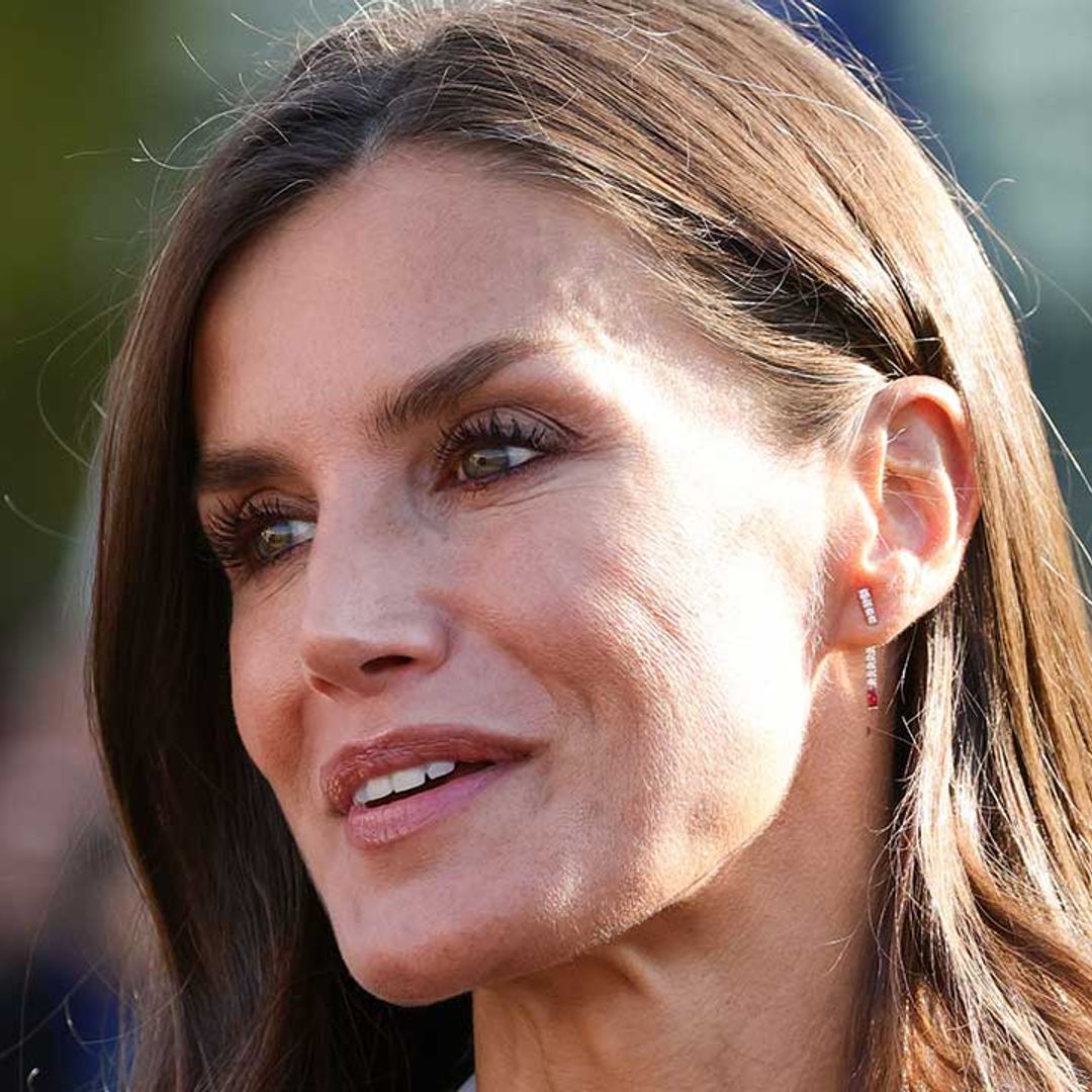 Queen Letizia has a total Barbie moment in stand-out dress