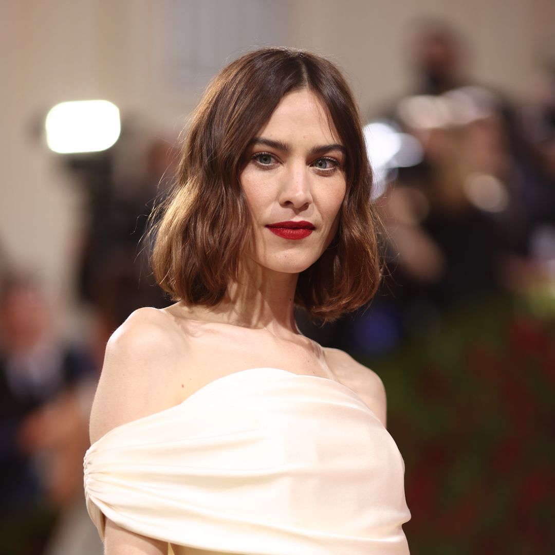 Alexa Chung's silk slip skirt, bralette and cardigan outfit recipe is our new go-to