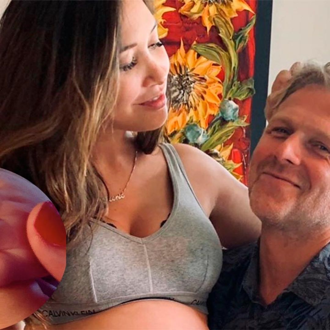 Myleene Klass welcomes baby boy – see the adorable first photo