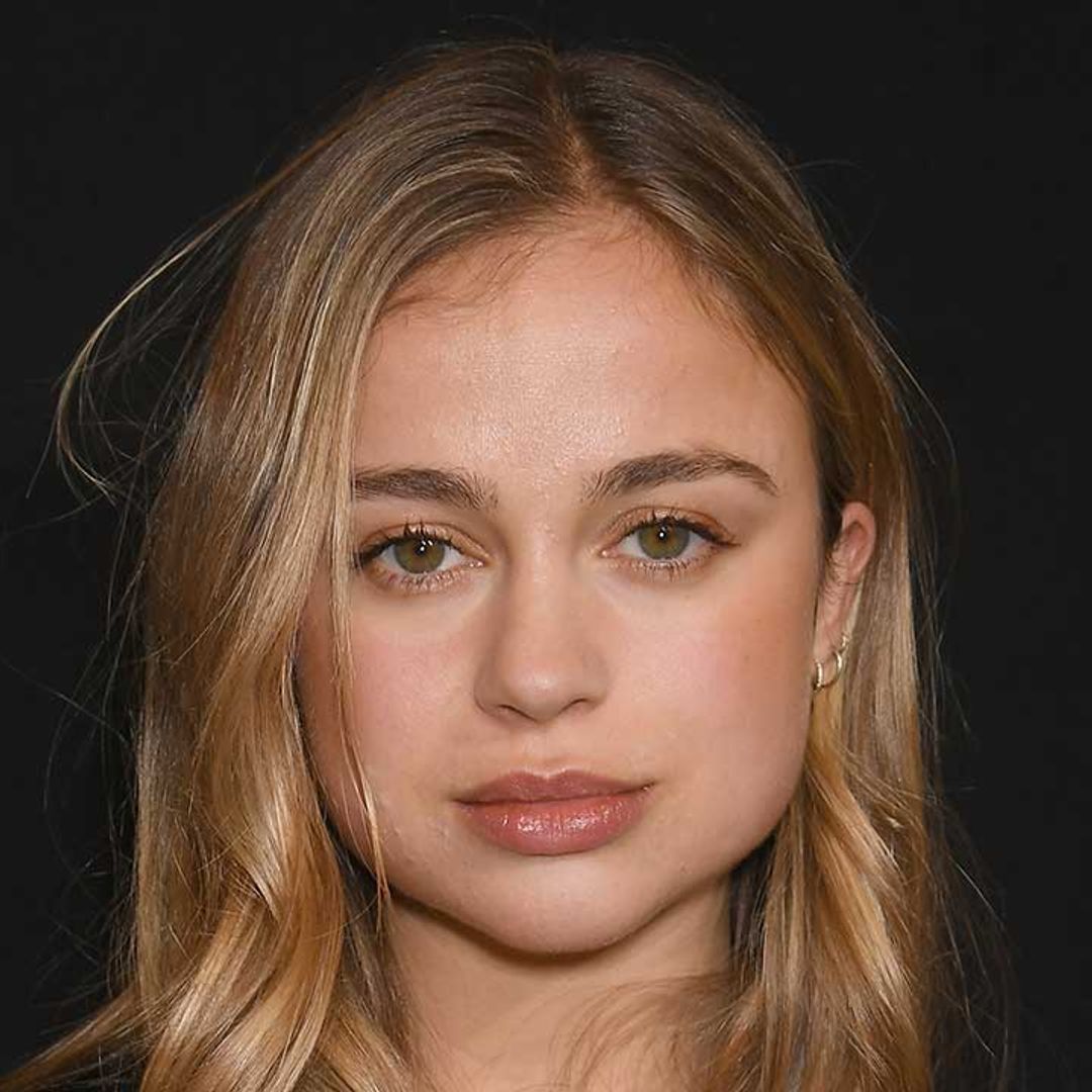 Lady Amelia Windsor is a sixties dream in crochet top and flared jeans