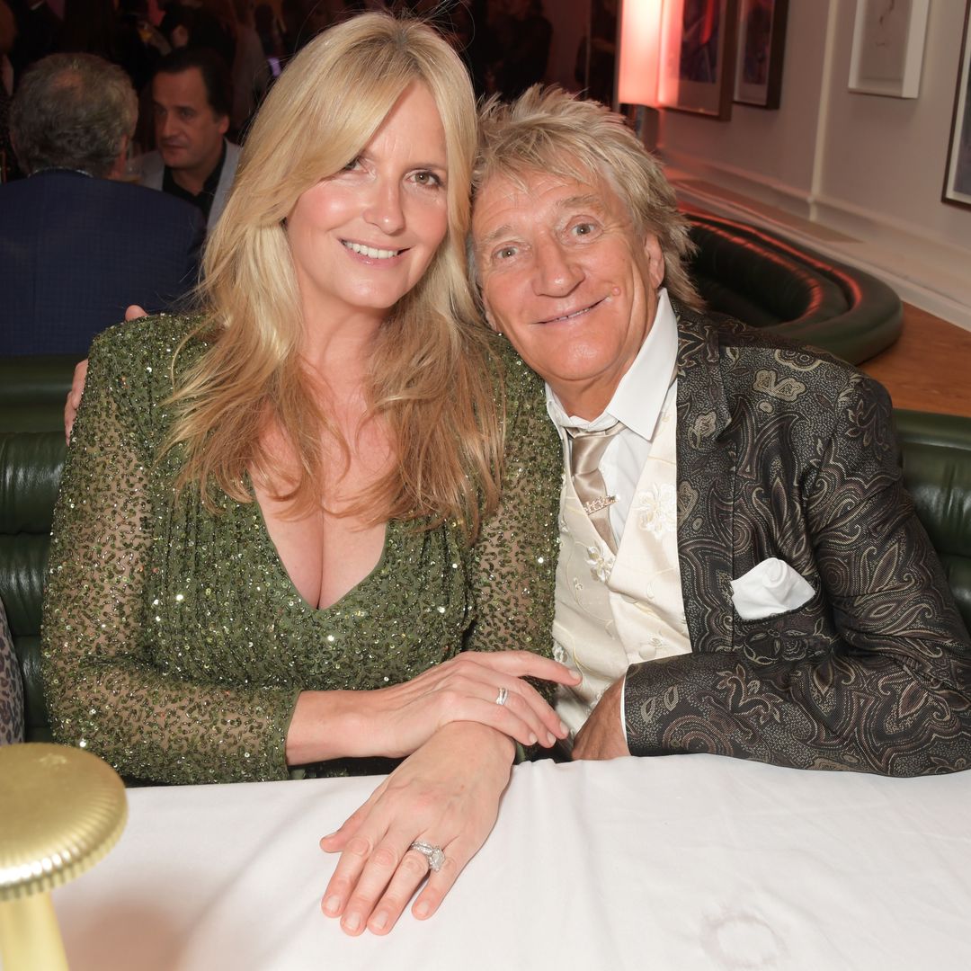 Rod Stewart parties with his six children ahead of 80th birthday