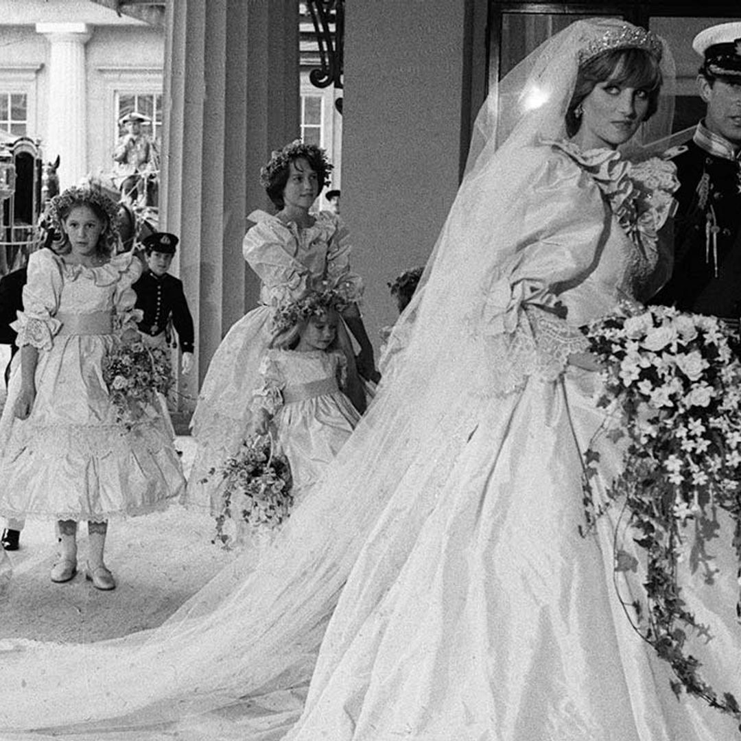 Princess Diana's bridesmaid Lady Sarah Chatto's dress was mighty like royal's wedding gown – photo