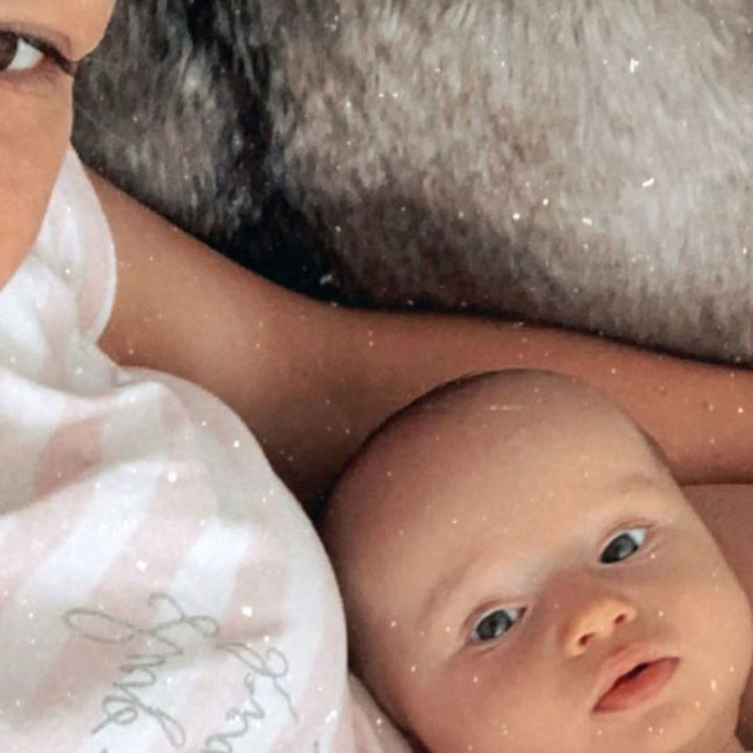James and Ola Jordan's daughter Ella is crawling all over the house – and she's the cutest!